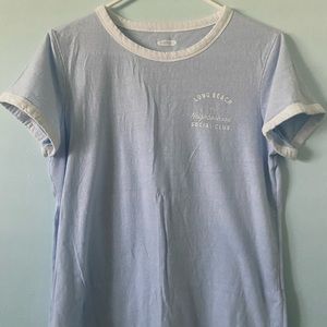 Baby blue t-shirt
